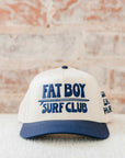 Apres Surf Embroidered Hat - Navy & Natural