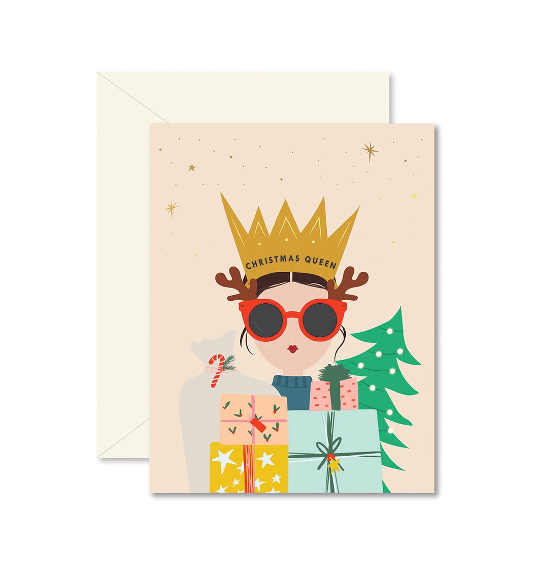 Christmas Queen Card - Ginger P. Designs