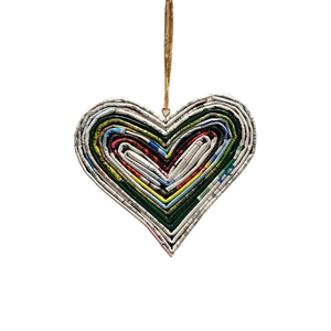Heart Reclaimed Magazine Ornament - Albert