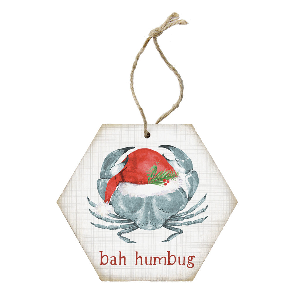 Bah Humbug Crab Ornament - Sincere Surroundings