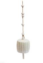 Load image into Gallery viewer, Speckled Ceramic Bell Wind Chime
