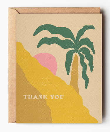Thank You Card - Palm Springs Desert Style Card