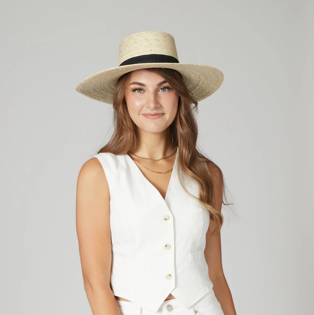 Baile Palm Straw Boater