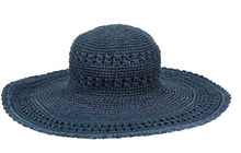 Load image into Gallery viewer, Women&#39;s Oversized Brim Crochet w/ Scalloped Edge
