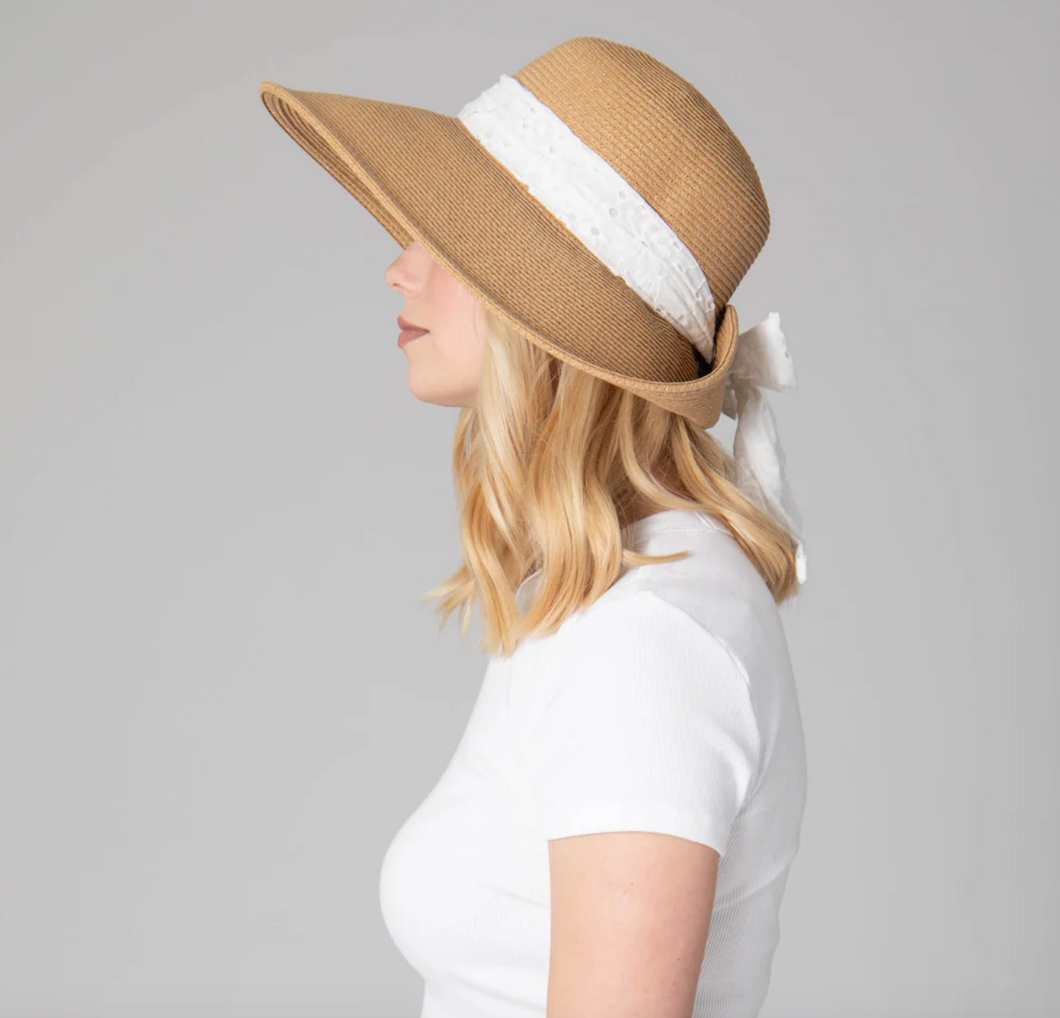 Women's Ultrabraid Fold Back Bow Sun Hat