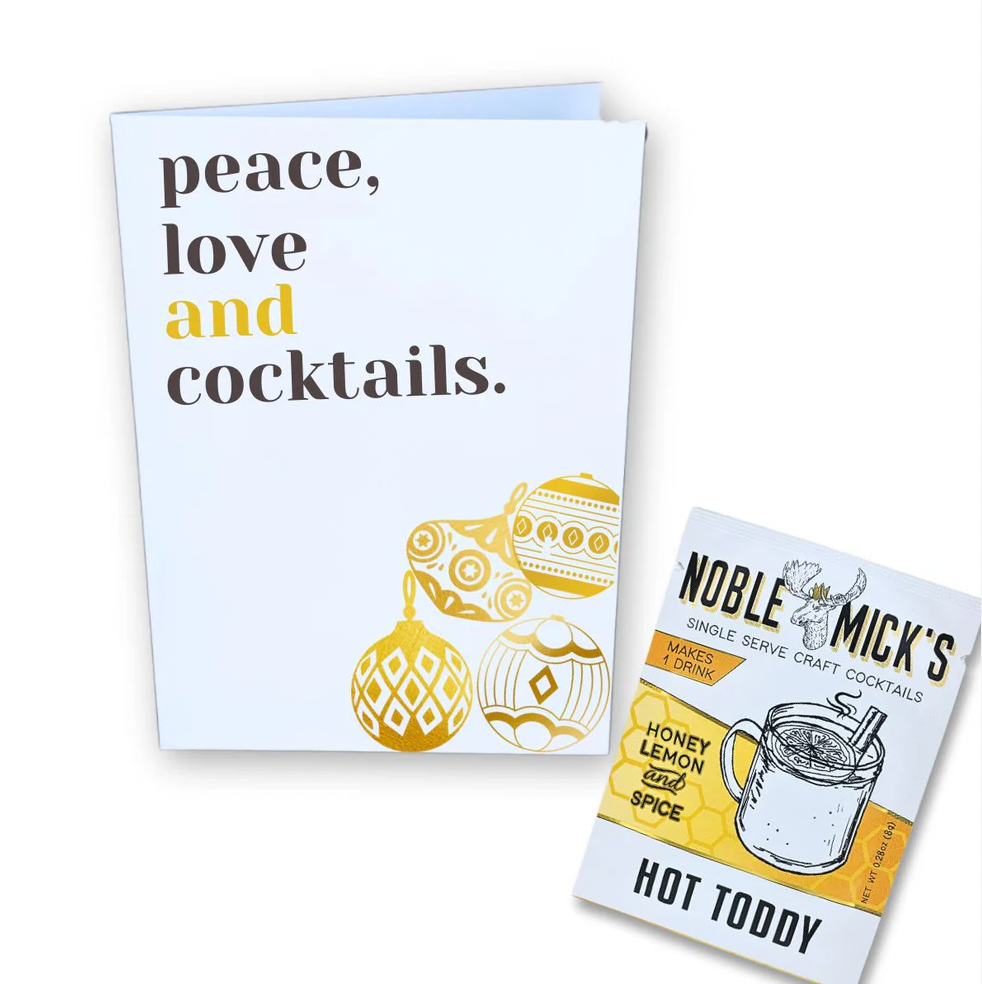 Peace, Love and Cocktails Card