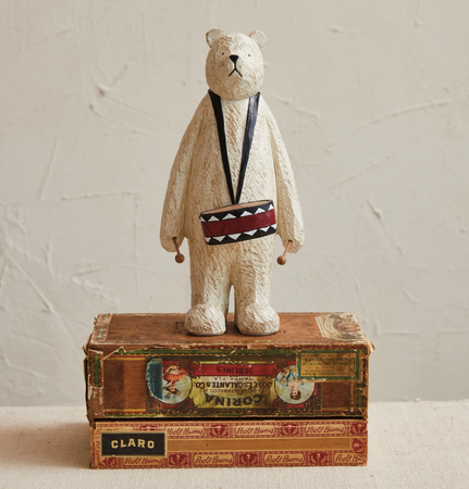 Resin Bear w/ Drum