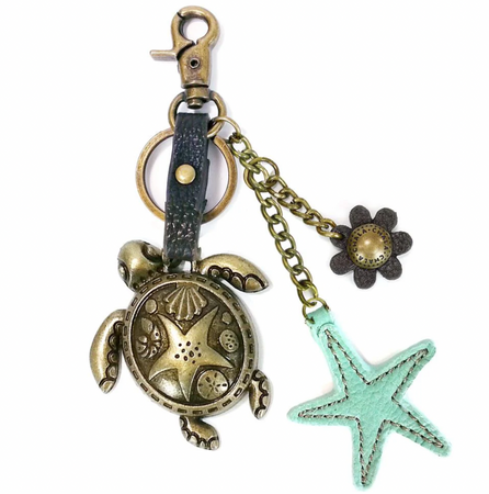 Sea Turtle Charming Keychain