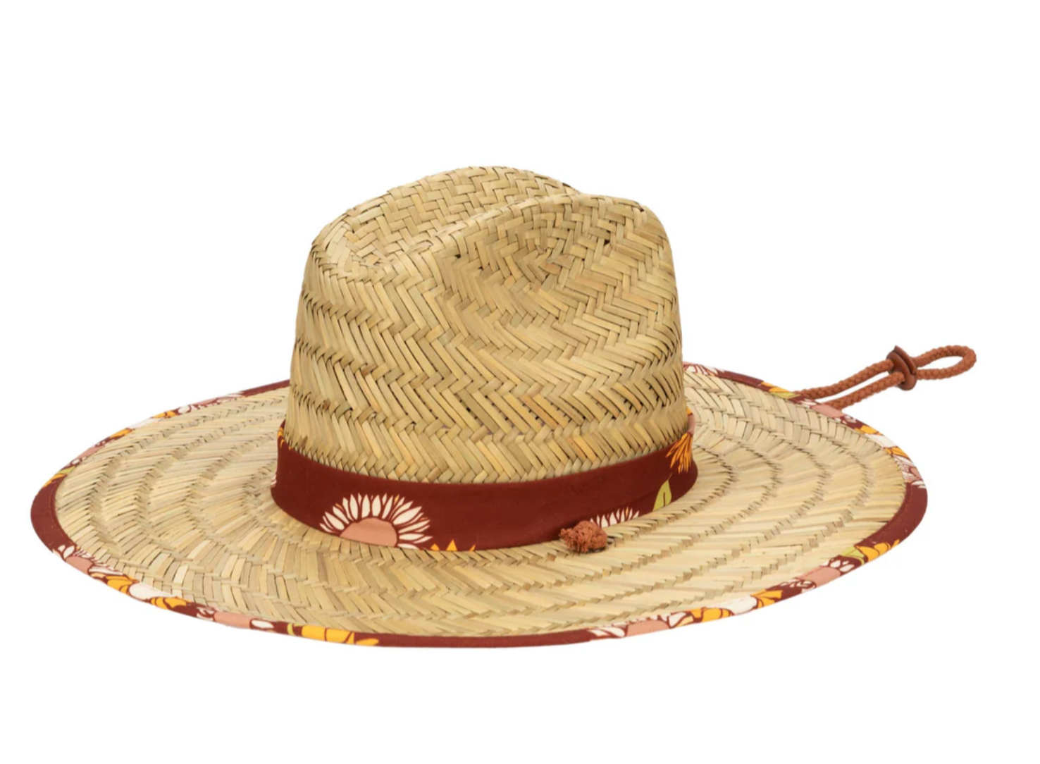Straw Lifeguard with Sunflower