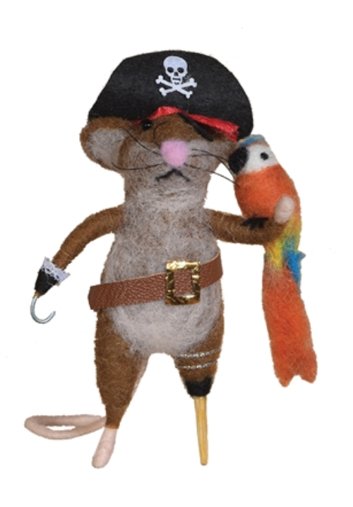 Pirate Mouse Ornament