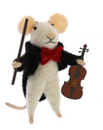Violinist Mouse Ornament