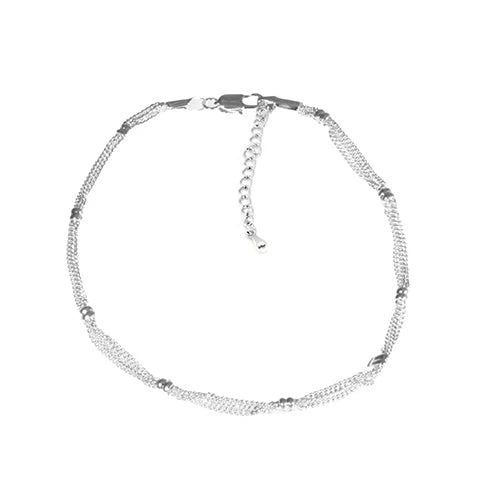 Triple Chain Anklet