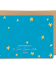 HBD Blue Stars Card