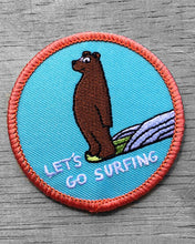 Load image into Gallery viewer, Let&#39;s Go Surfing Embroidered Patch
