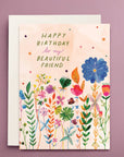 Beautiful Flowers Birthday Card