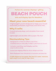 Meet Me At The Beach Sand Proof Pouch