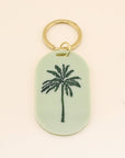 Palm Tree Icon Pill Keychain