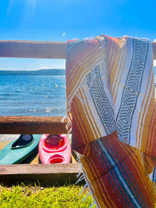 Harbor Coast Mexican Adventure Throw Blanket