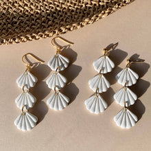 Load image into Gallery viewer, Triple Shell Earrings
