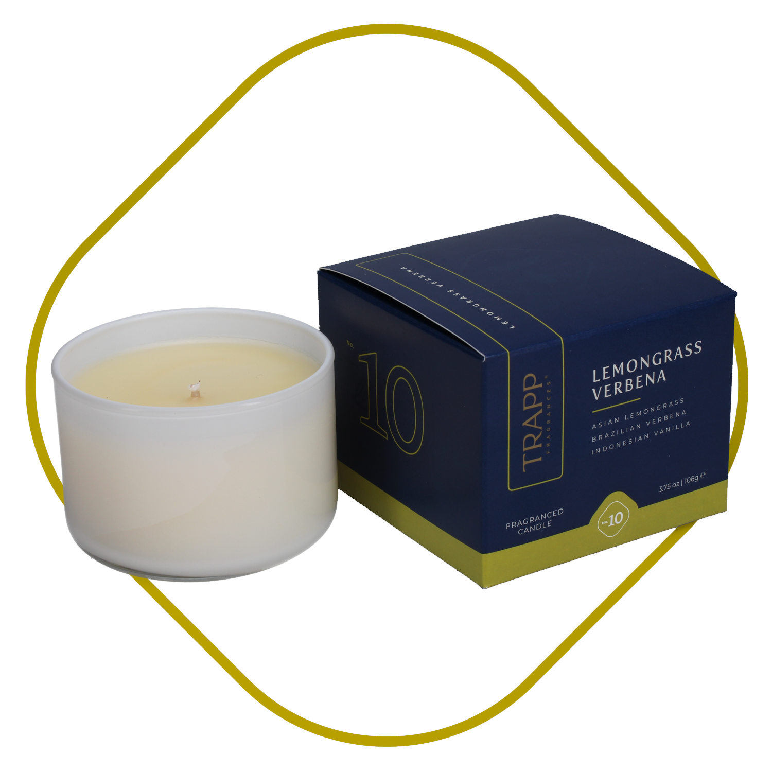 Lemongrass Verbena Candle (3.75 oz.)