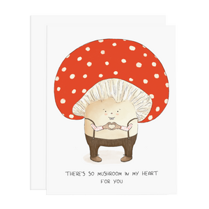 Mushroom in My Heart Greeting Card