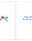 Congrats Floral Graduation Card