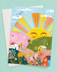 Sun Thank You Card