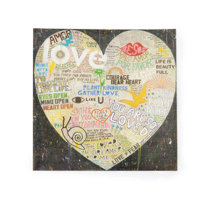 8"x 8" Choose Love Art Poster - Sugarboo & Co