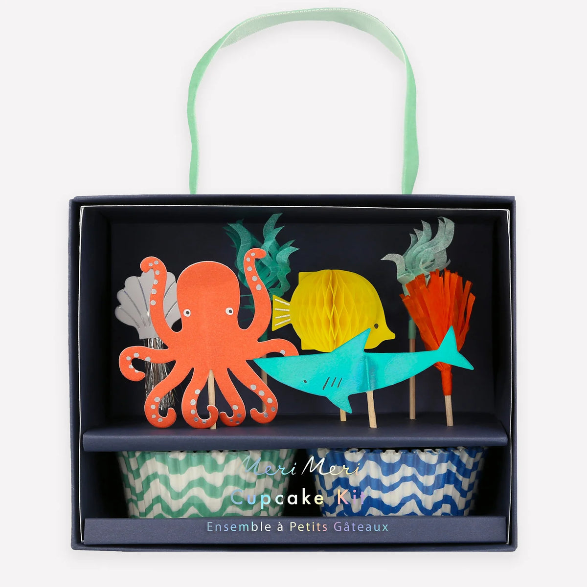 Octopus and Shark Cupcake Kit