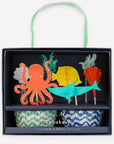Octopus and Shark Cupcake Kit