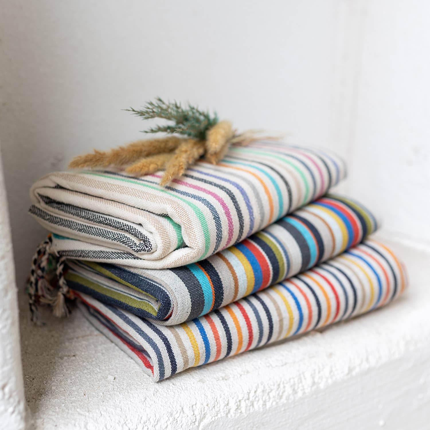 Bold Striped Turkish Beach Towel