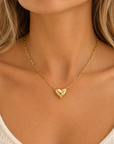 Dainty Heart Chain Necklace