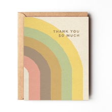 Load image into Gallery viewer, Thank You So Much - Boho Rainbow Thank You Card
