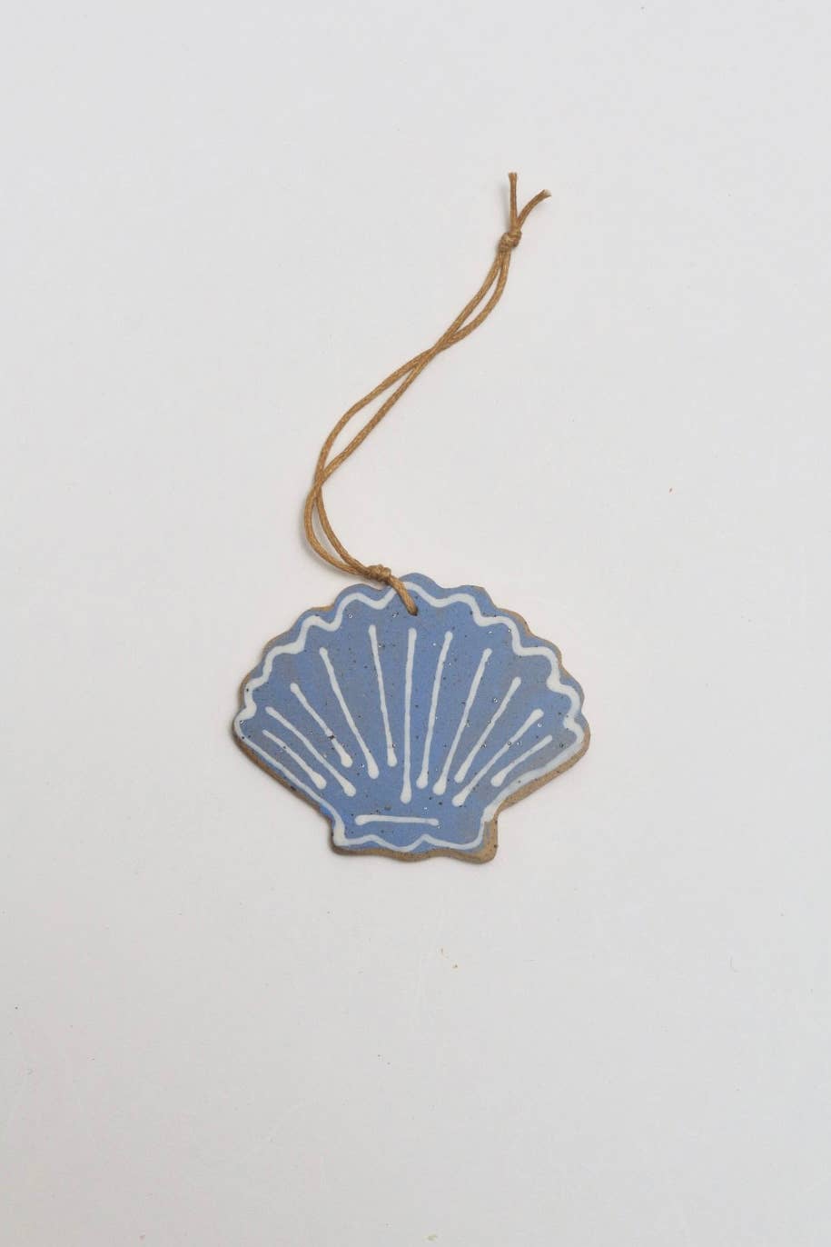 Seashell Ornament : Light blue