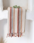 Earthy Striped Turkish Beach Towel