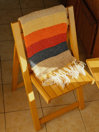 Vintage Desert - Sustainable Recycled Throw Blanket