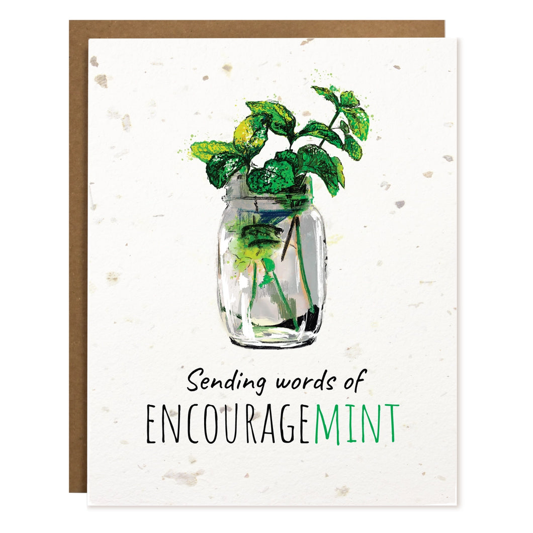 Encouragemint | Plantable Card - The Card Bureau