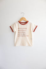 Load image into Gallery viewer, Pretty Brave Club Ringer Graphic Tee
