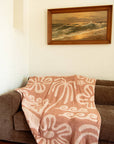 Hanalei Plush Throw - Island Blush