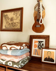 Lanai Plush Throw - Slate Blue