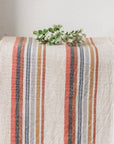 Earthy Striped Turkish Beach Towel