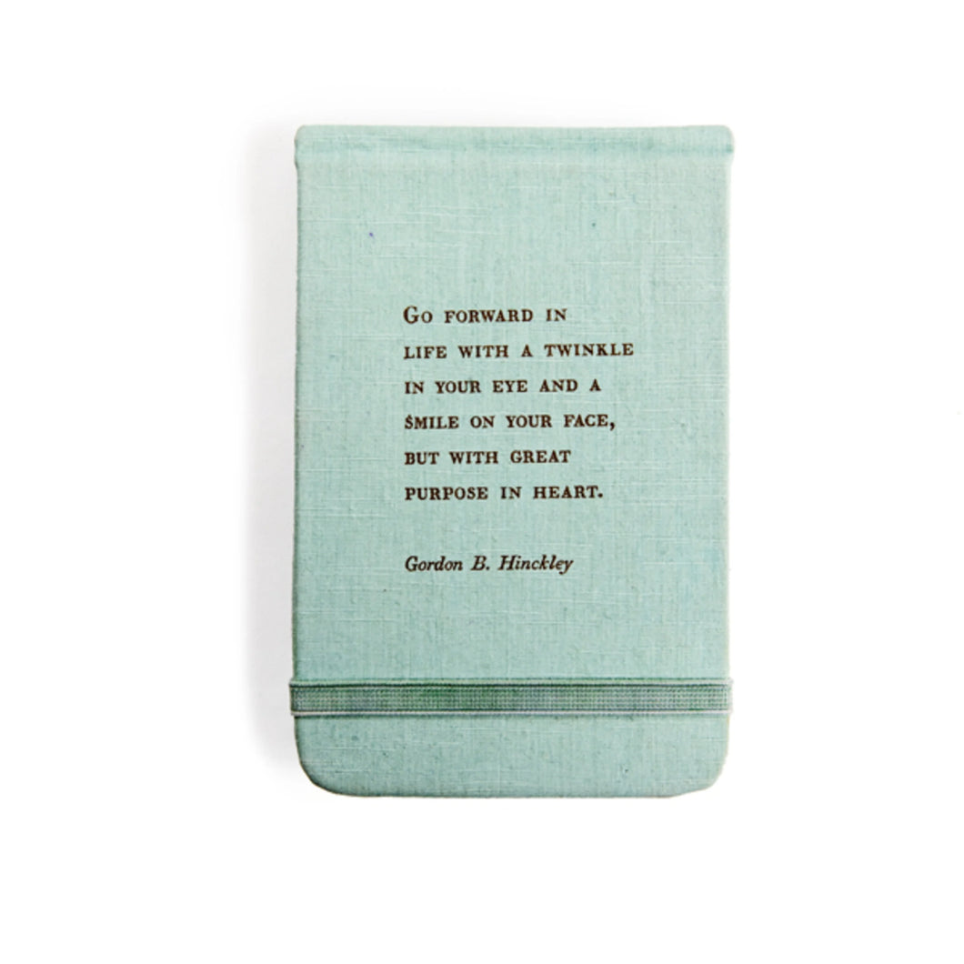 Gordon B Hinckley Fabric Notebook