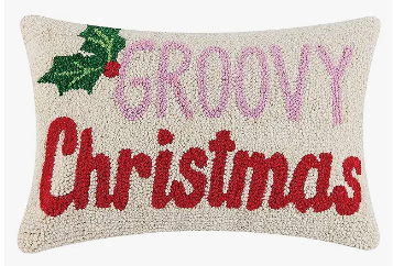 Groovy Christmas Pillow - Peking Handicraft
