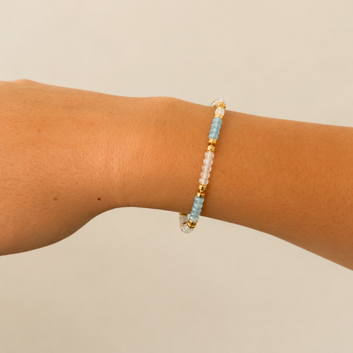 Linea Beaded Stretch Bracelet