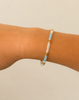 Linea Beaded Stretch Bracelet