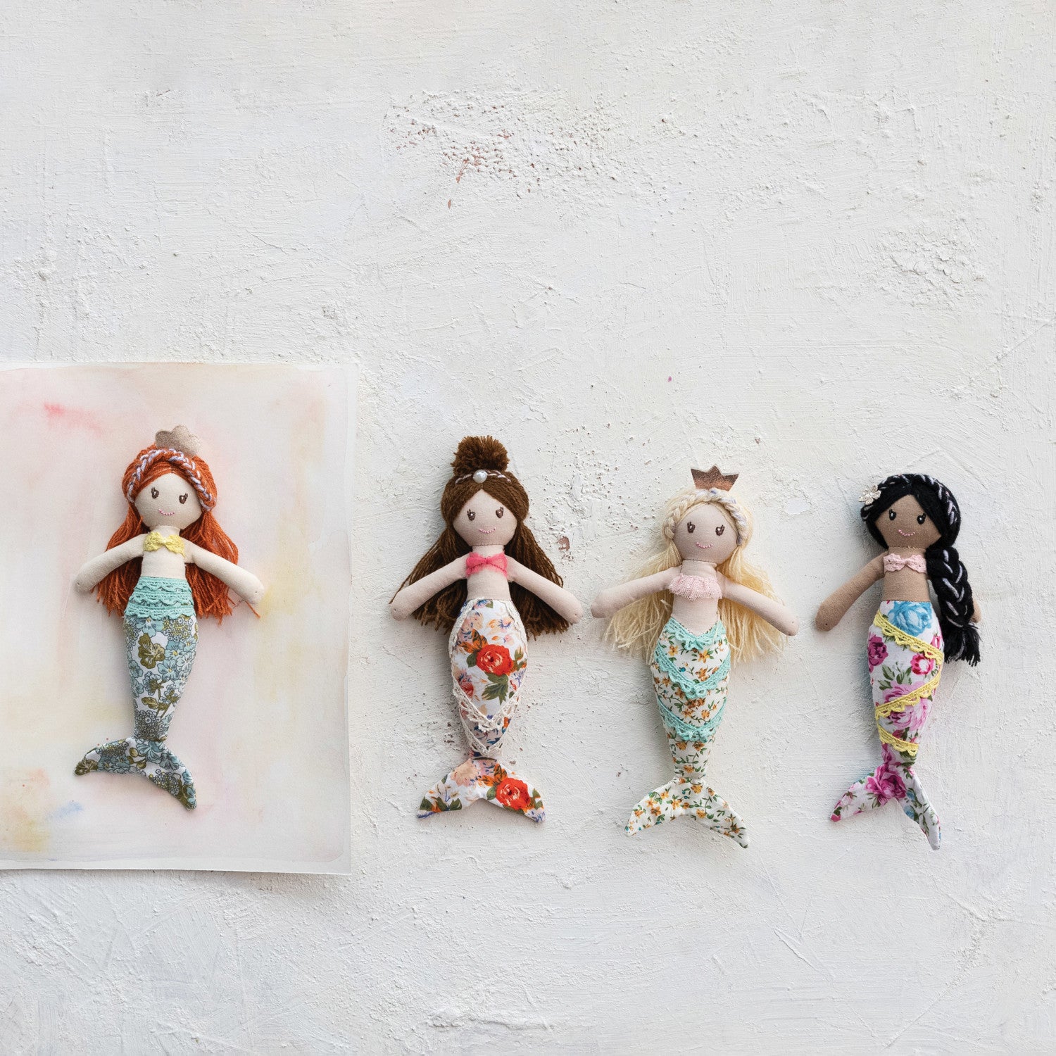 Fabric Mermaid Doll