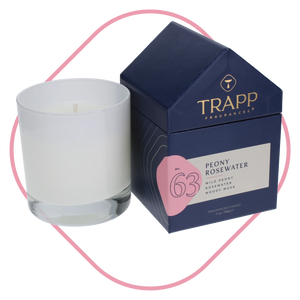 Peony Rosewater Trapp Candle