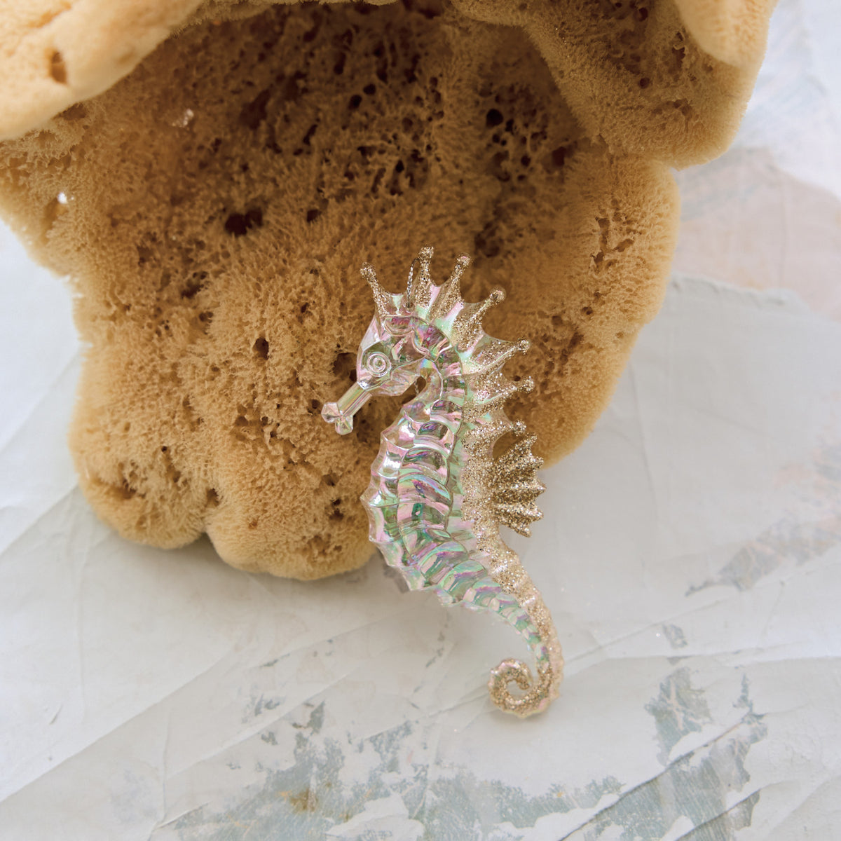 Seahorse Ornament with Glitter