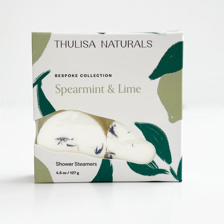 Spearmint Lime Shower Steamer// 4 pack - Thulisa Naturals