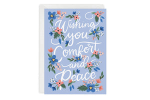Comfort and Peace - Sympathy Card - LoveLight Paper